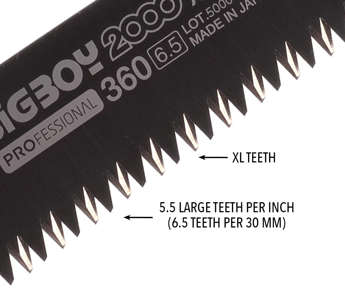 Nickel tin coating on Silky BigBoy 2000 blade for longer life
