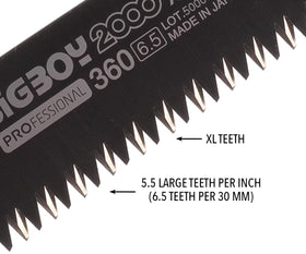 Nickel tin coating on Silky BigBoy 2000 blade for longer life