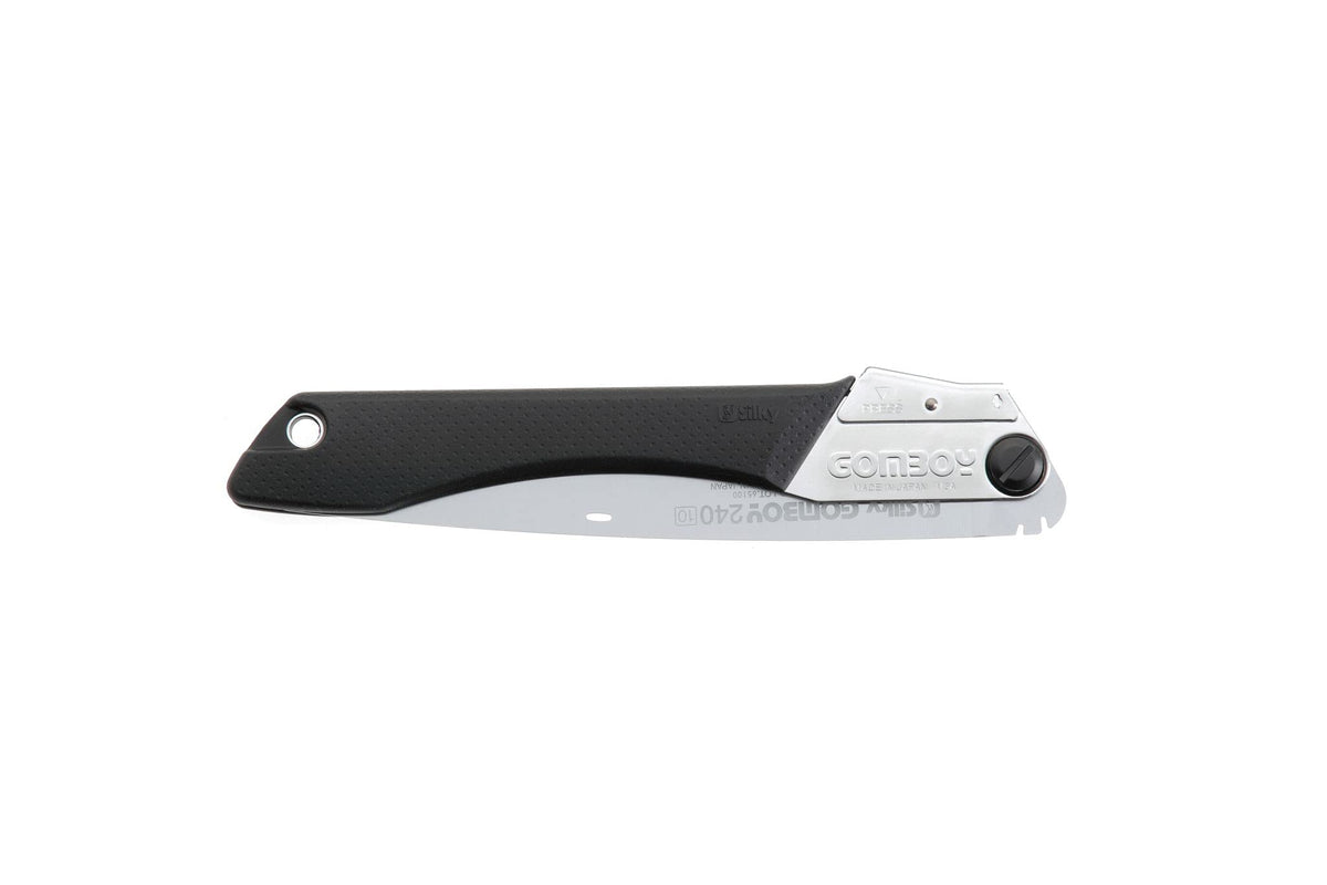 Silky GomBoy Professional in-use design supports portable outdoor work.