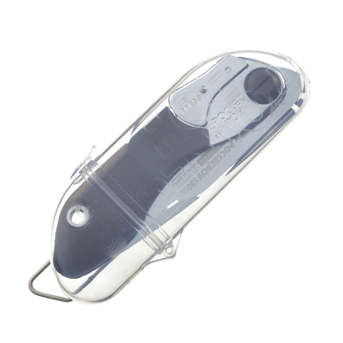 Silky PocketBoy hard plastic belt case protects the blade during transport.