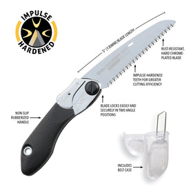 Silky PocketBoy impulse-hardened teeth ensure lasting sharpness and durability.