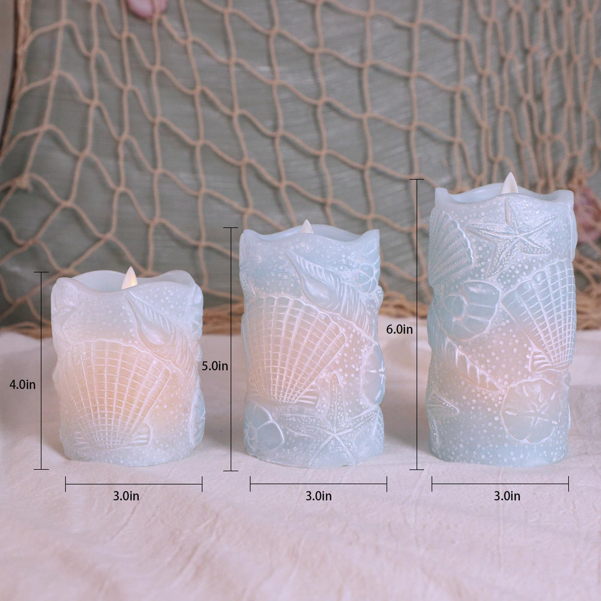 Flameless design ensures safety around children and pets during family moments