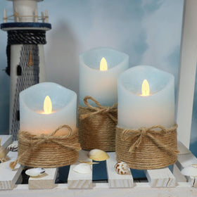 Silverstro twine farmhouse decor candles blend coastal charm with homey warmth