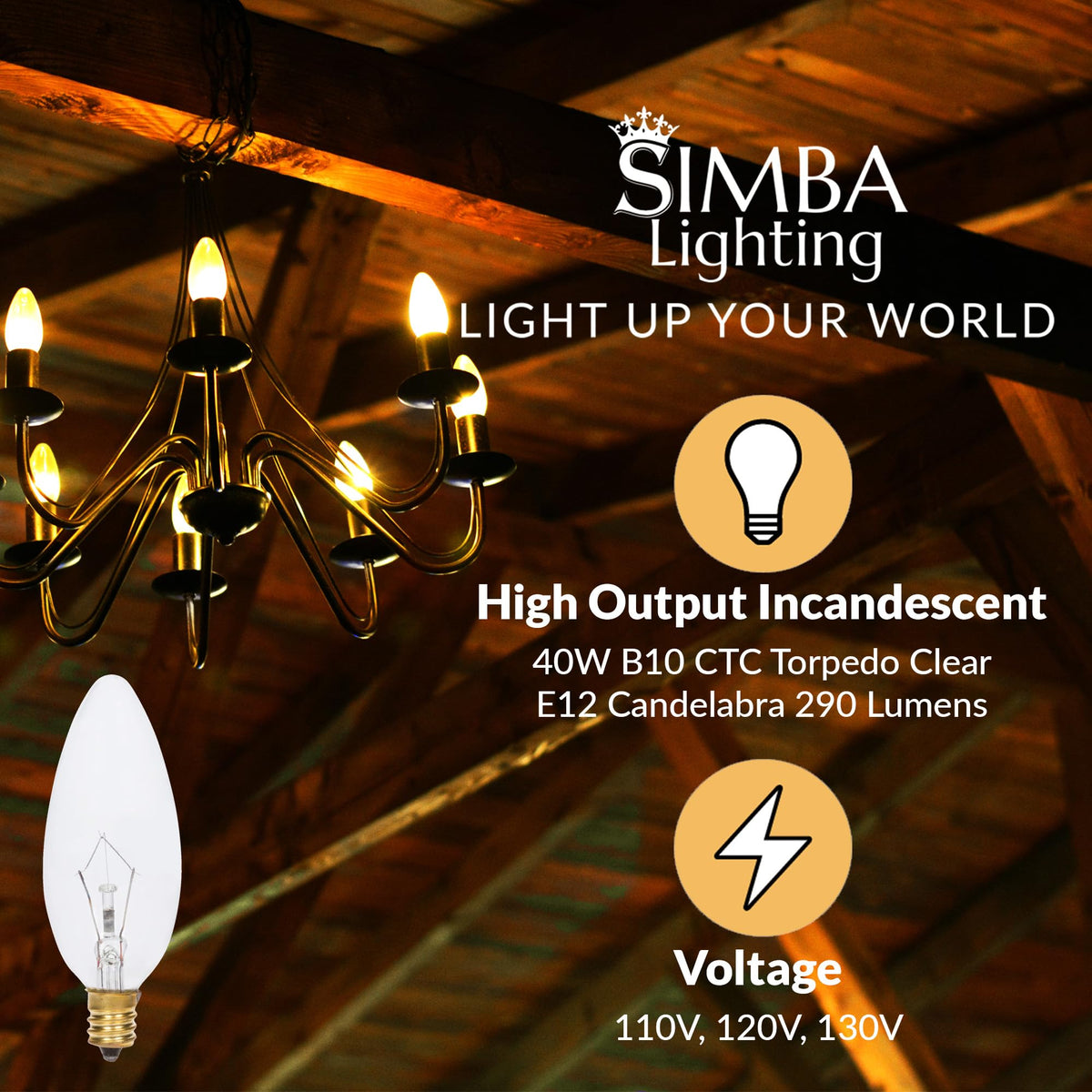 Simba Lighting 2700K warm white glow creates cozy living spaces.