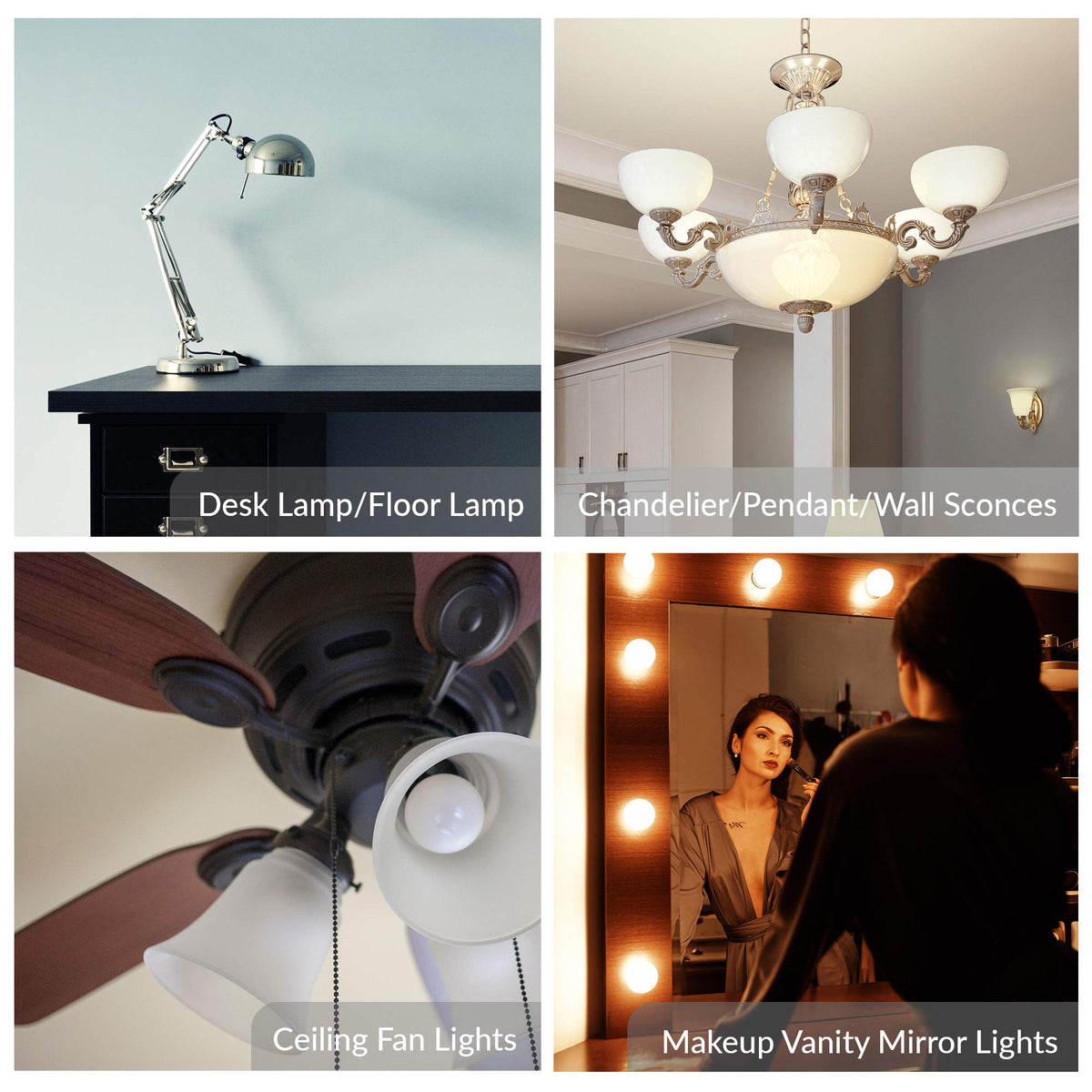 Simba Lighting chandelier bulb with E12 base for decorative fixtures