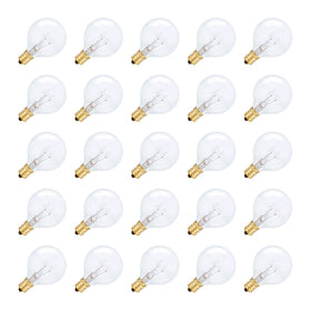 Simba Lighting globe bulb 5W with E12 base, ideal for outdoor string lights.