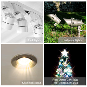 Simba Lighting MR11 LED bulb in 3000K soft white for warm ambiance