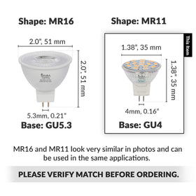 Simba Lighting MR11 LED bulb delivers 240 lumens from 3W for efficiency