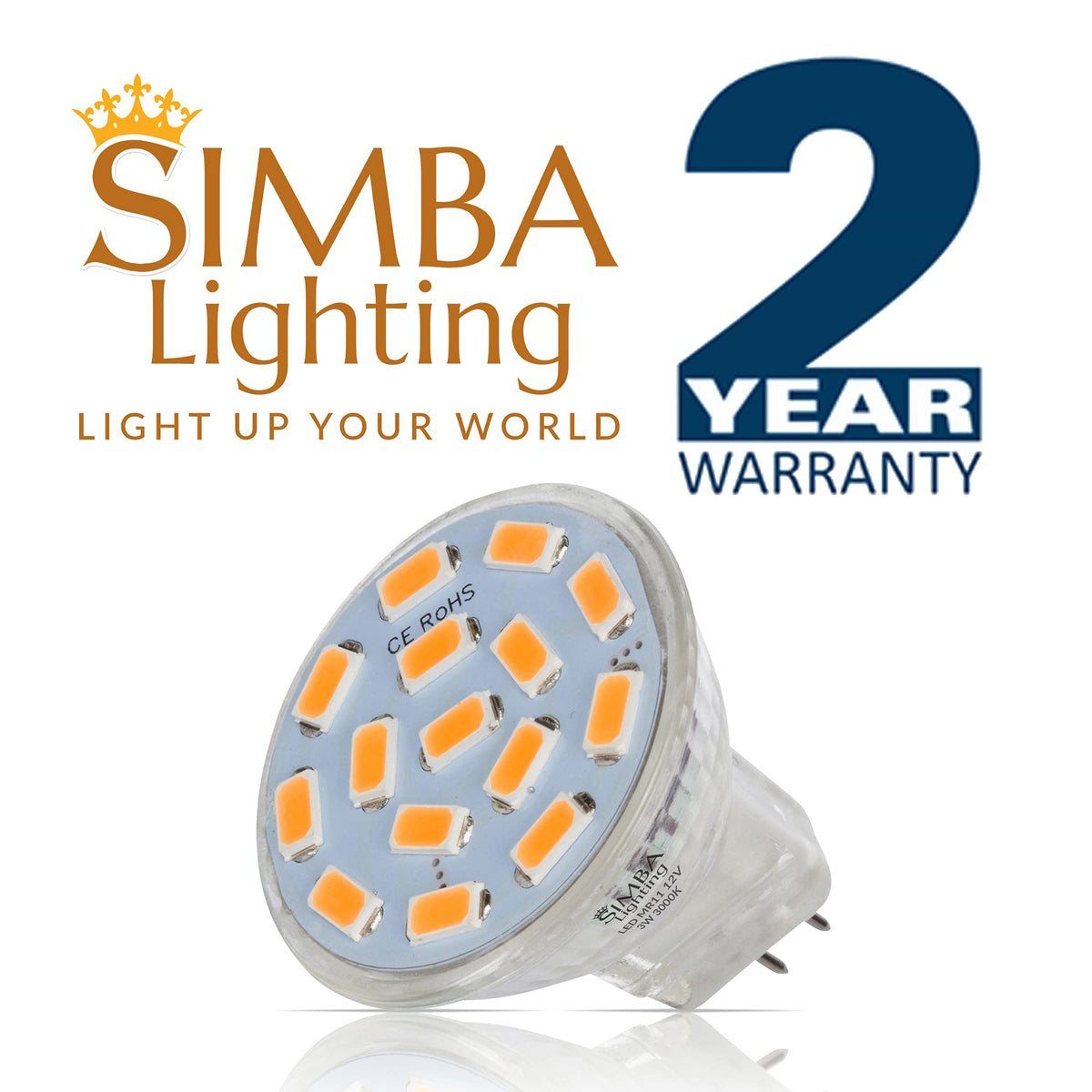 Simba Lighting MR11 LED bulb ideal for fiber-optic tree displays