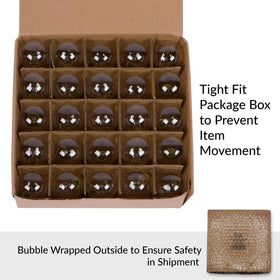 Simba Lighting waterproof-ready bulbs for outdoor installations.