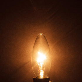 Simba Lighting dimmable candle bulb for adjustable mood lighting.