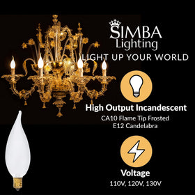 Simba Lighting warm white 2700K bulb for inviting pendant lights.