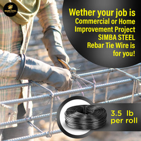 SIMBA STEEL soft annealed wire demonstrating easy bending with reliability.