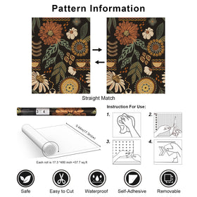 Simon&Siff renter-friendly wallpaper is removable without damage for temporary nursery or bedroom decor.