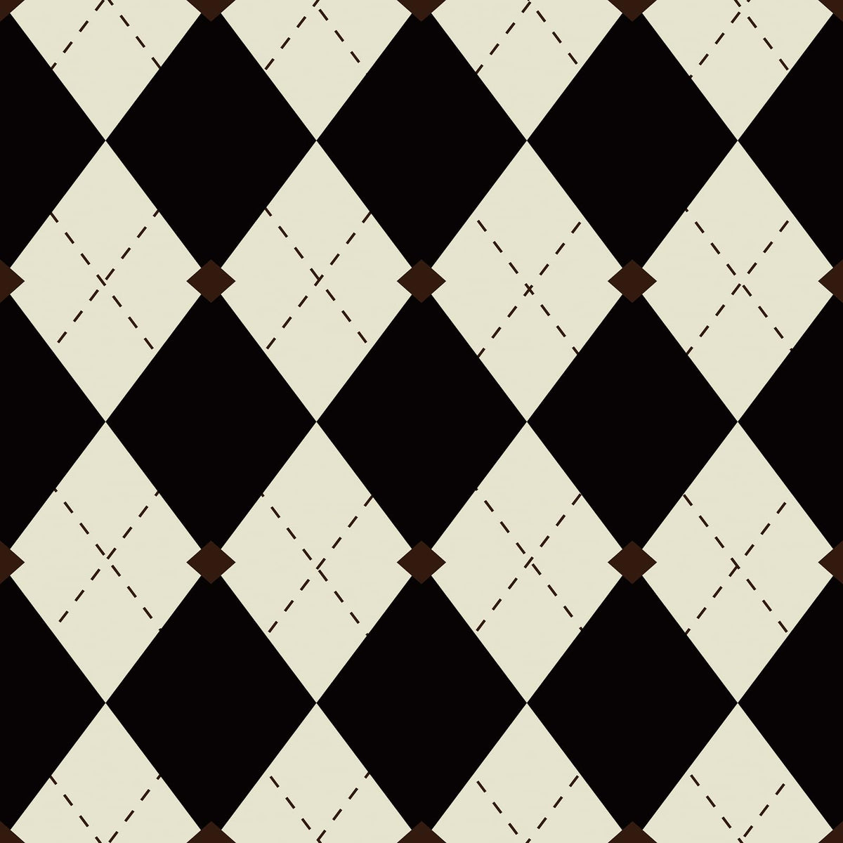 Simon&Siff wall makeover inspires quick refresh with bold black-and-cream plaid