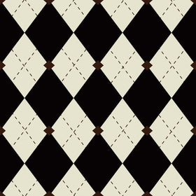 Simon&Siff wall makeover inspires quick refresh with bold black-and-cream plaid