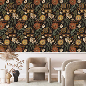 Simon&Siff thick vinyl wallpaper feels durable on flat surfaces.