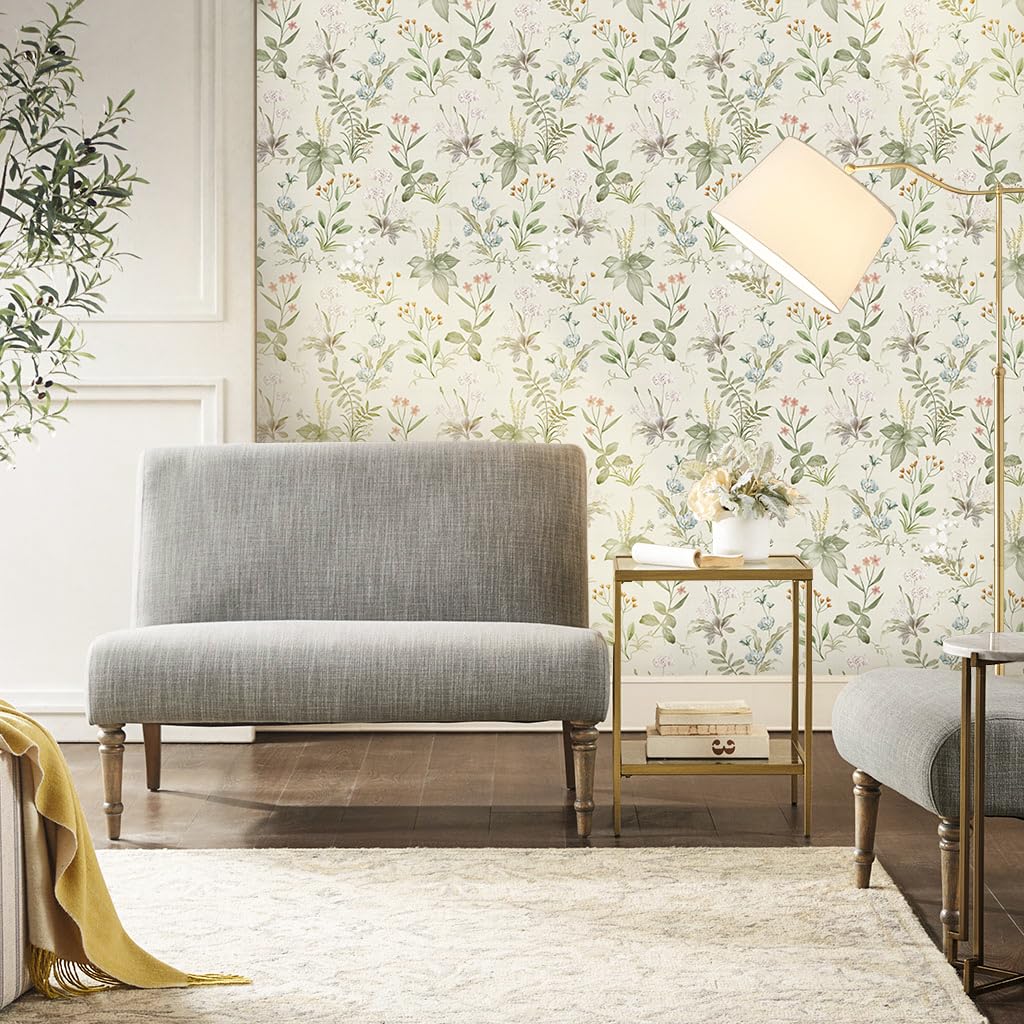 Simon&Siff removable wallpaper shown lifting cleanly from a surface.