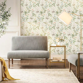 Simon&Siff removable wallpaper shown lifting cleanly from a surface.