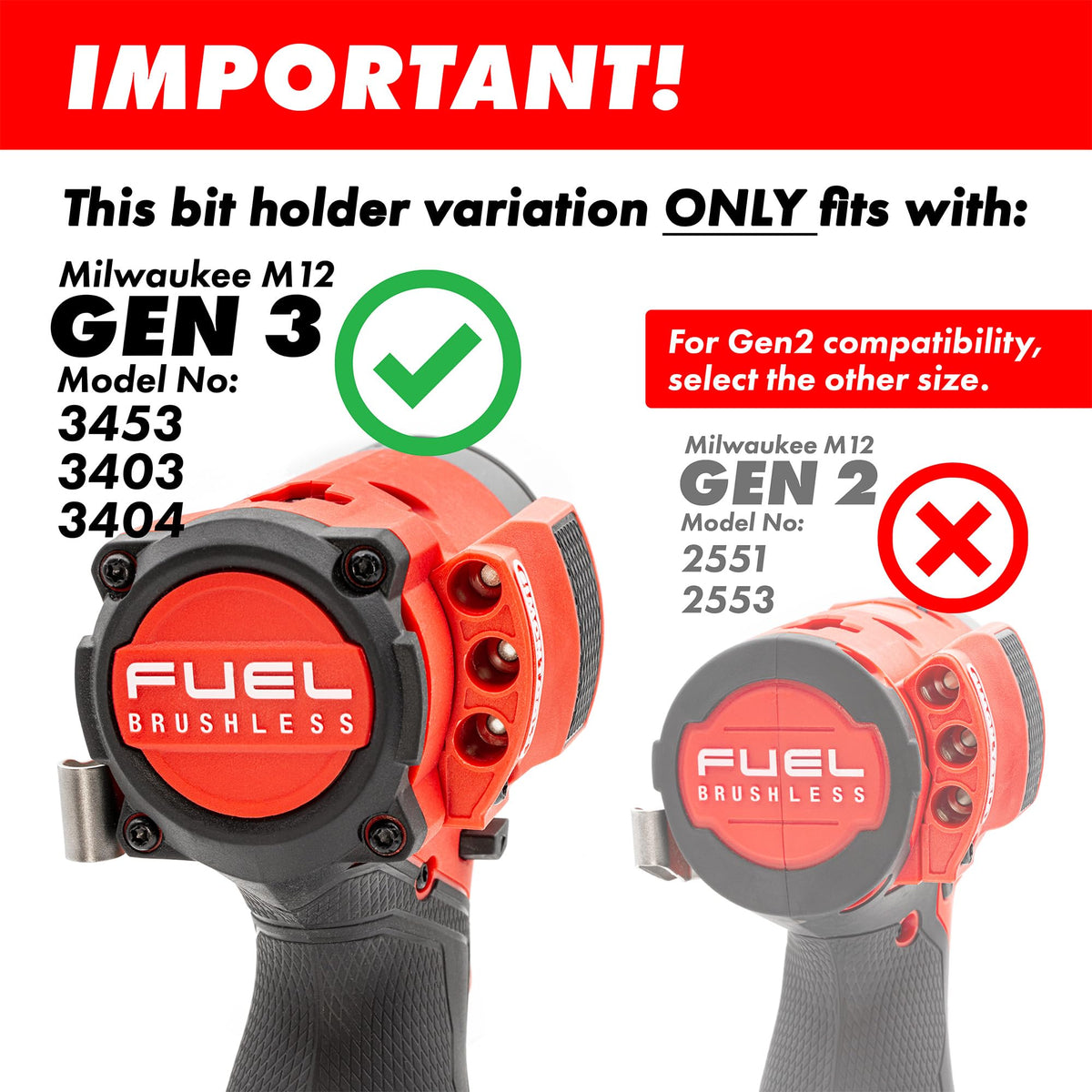 Simon Tools magnetic bit holder Gen3 side magnets securing bits for quick changes.