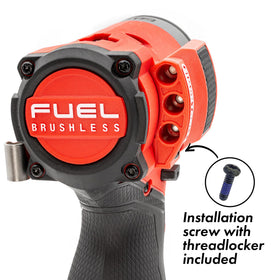 Simon Tools magnetic bit holder with pre-applied threadlock for secure mounting.