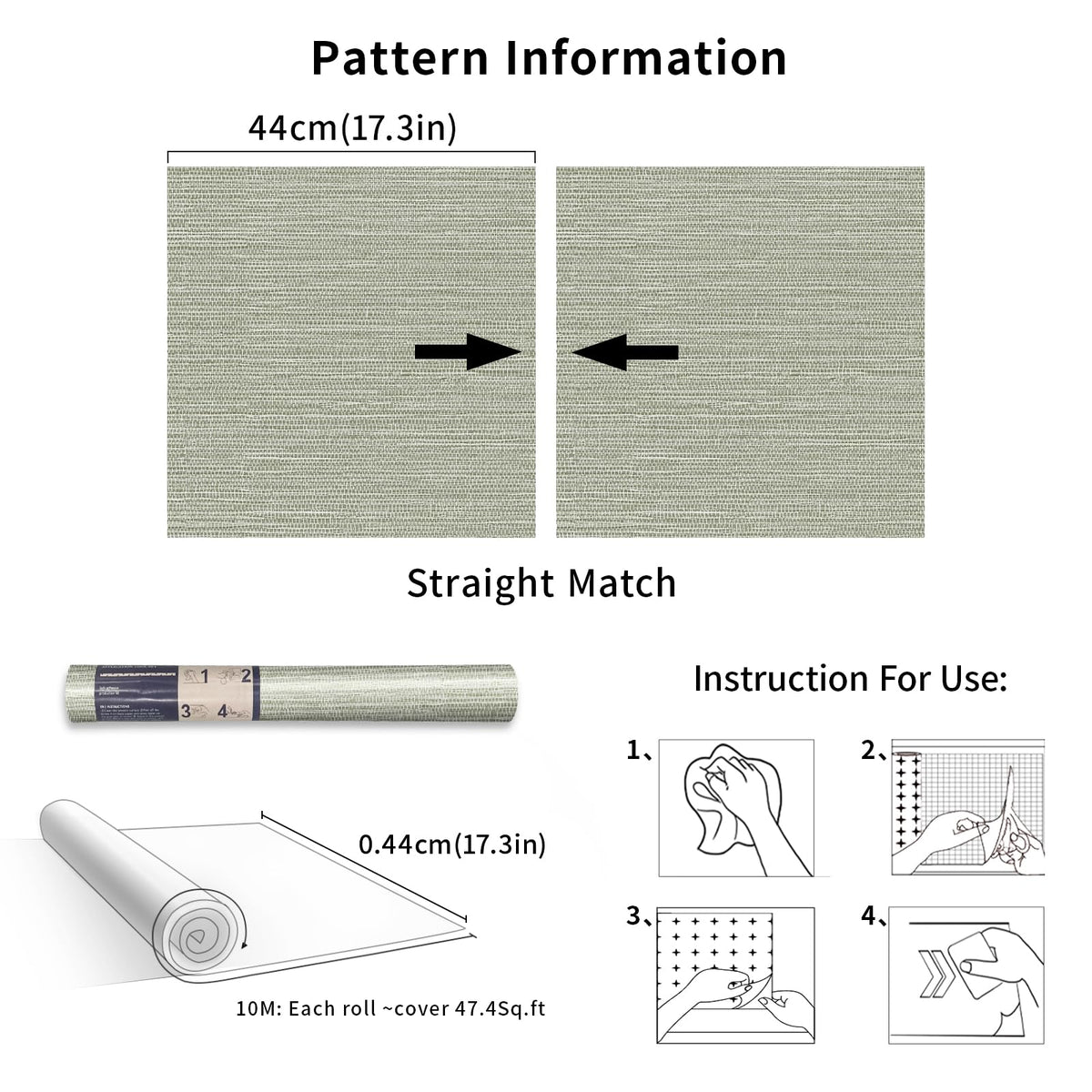 Simon&Siff sample swatch and application tip for smooth surfaces