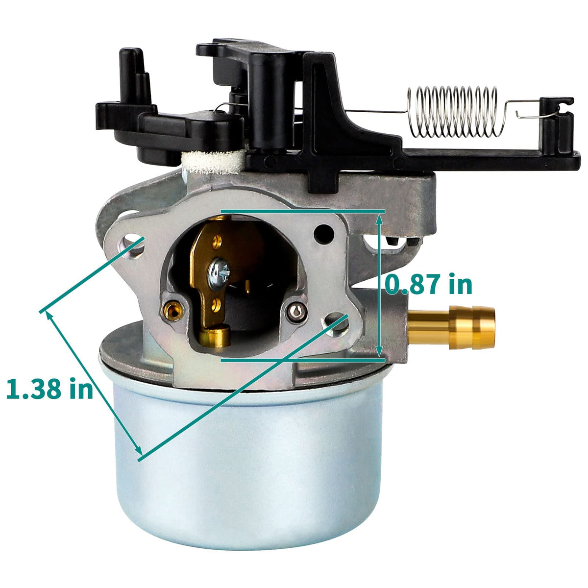 SIMPERAC carburetor packaged accessories show complete install kit.