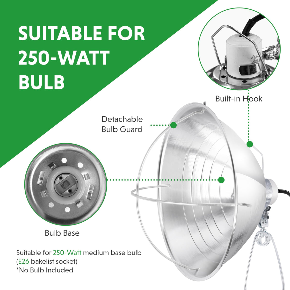 Simple Deluxe 360 degree ball joint lets you direct light precisely