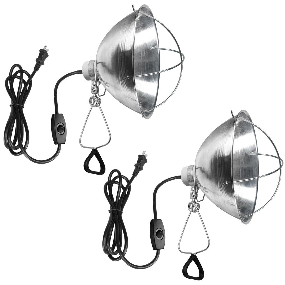 Simple Deluxe clamp lamp with ten point five inch reflector for focused task lighting
