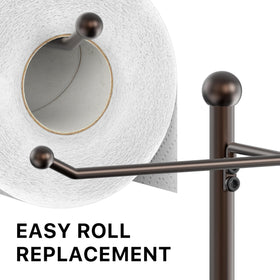 Simple Houseware compact footprint fits small bathrooms and apartments.