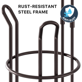 Curved arches on Simple Houseware stand aiding easy refills