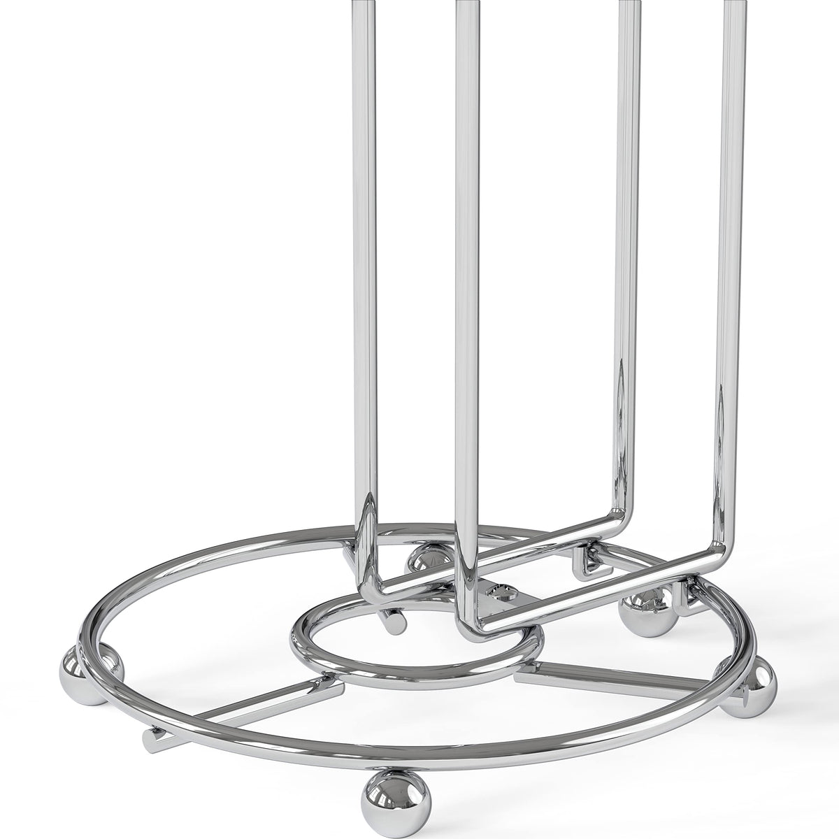 Simple Houseware measures 6.9-inch diameter, ideal for smaller bathrooms.