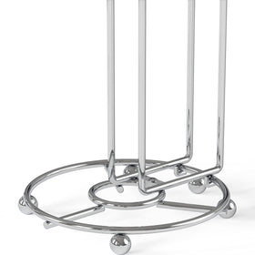 Simple Houseware measures 6.9-inch diameter, ideal for smaller bathrooms.