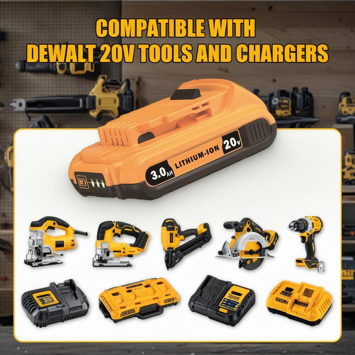 Warranty and support from Simple Plus+ for the DCB203-2 battery.