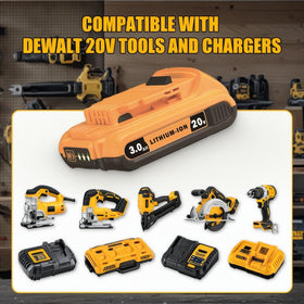 Warranty and support from Simple Plus+ for the DCB203-2 battery.