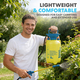 SIMPLI-MAGIC 5L lawn-patio-cleaning sprayer for easy outdoor maintenance.
