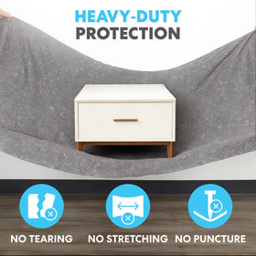 SIMPLI-MAGIC blanket layered for extra cushioning between heavy items.