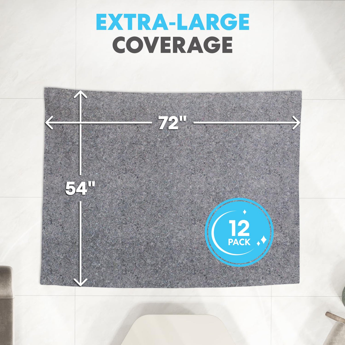 SIMPLI-MAGIC padded XL blanket showing tear resistance to protect bulky items.