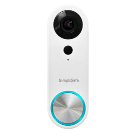 SimpliSafe wired doorbell 1080p front view showing clear entry monitoring for daily life