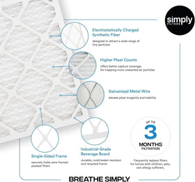 Simply air filter slot installation demonstrates easy slide-in placement