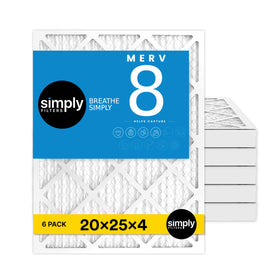 Simply Filters dust and pollen capture improves indoor air quality.