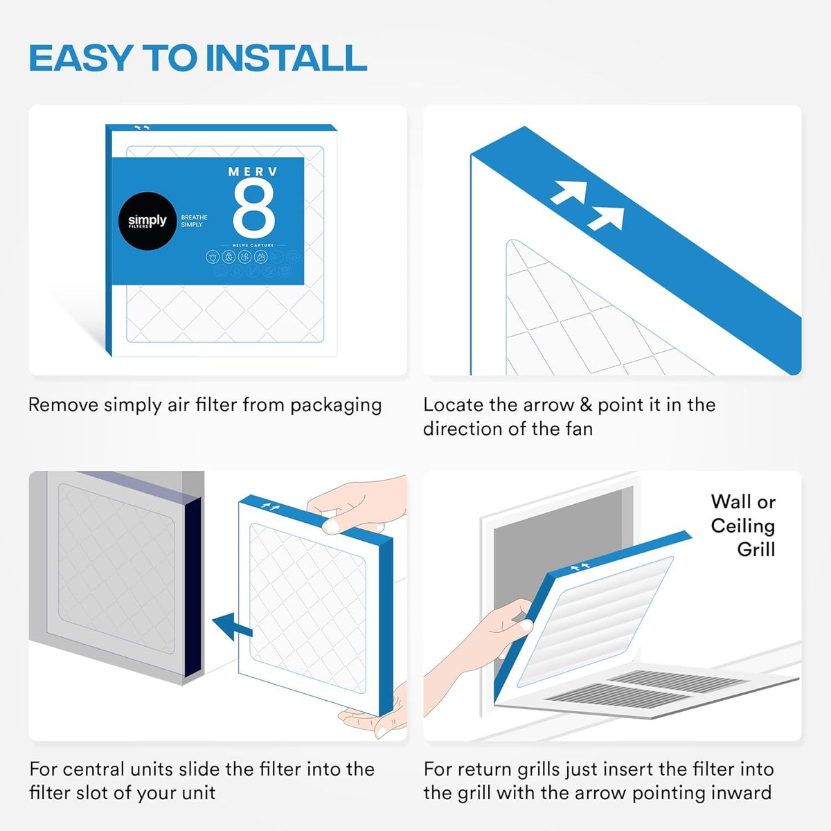 Simply Filters subscription-delivery option offers automatic convenient replacements.
