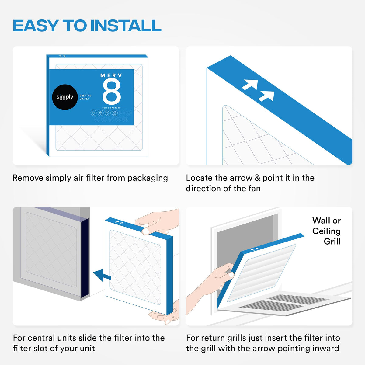 Simply subscription offers convenient auto-delivery savings for filters.