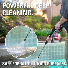 SIMPSON Green Formula used for cleaning decks and fences