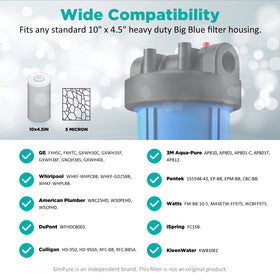 SimPure cartridge designed for up to 35,000 gallons.