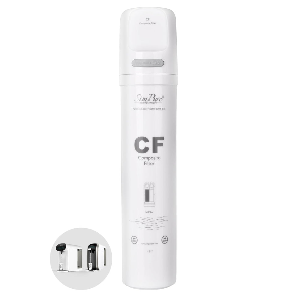 SimPure Original Y7/Y7P filter installation demonstrates quick, tool-free replacement.