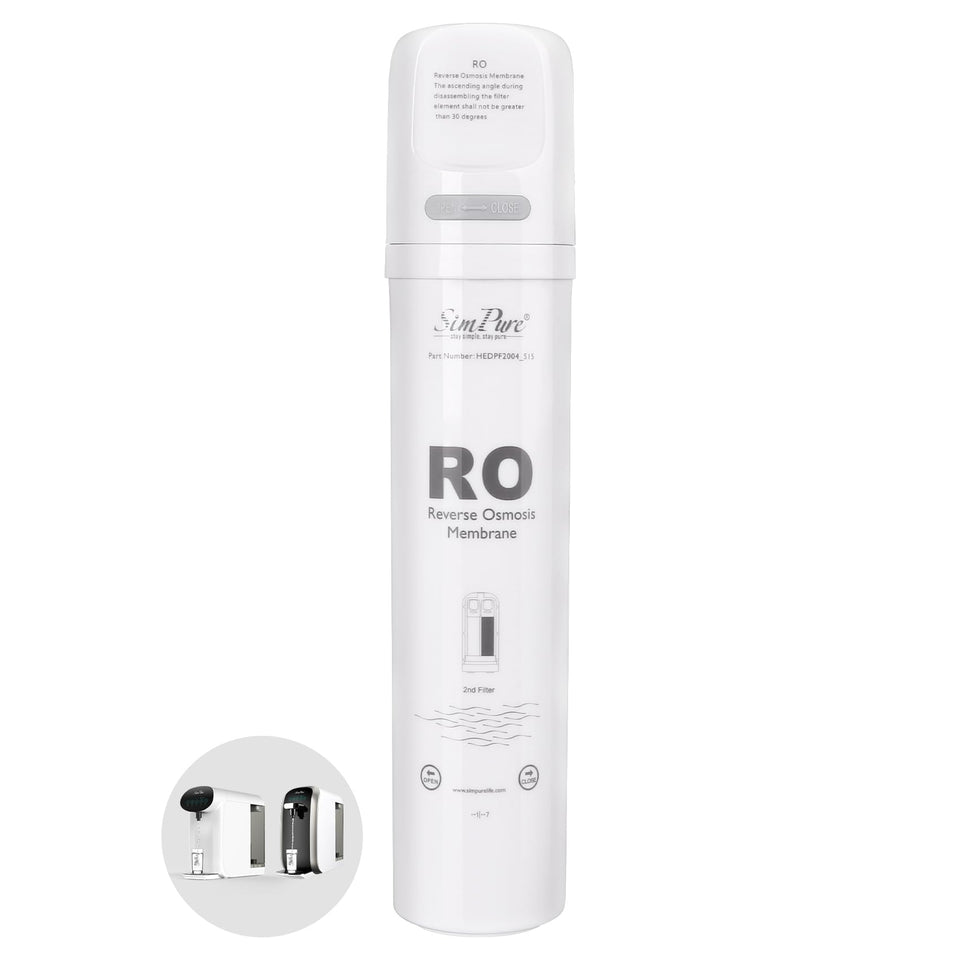 SimPure Y7/Y7P twist-in filter for quick, tool-free replacement.