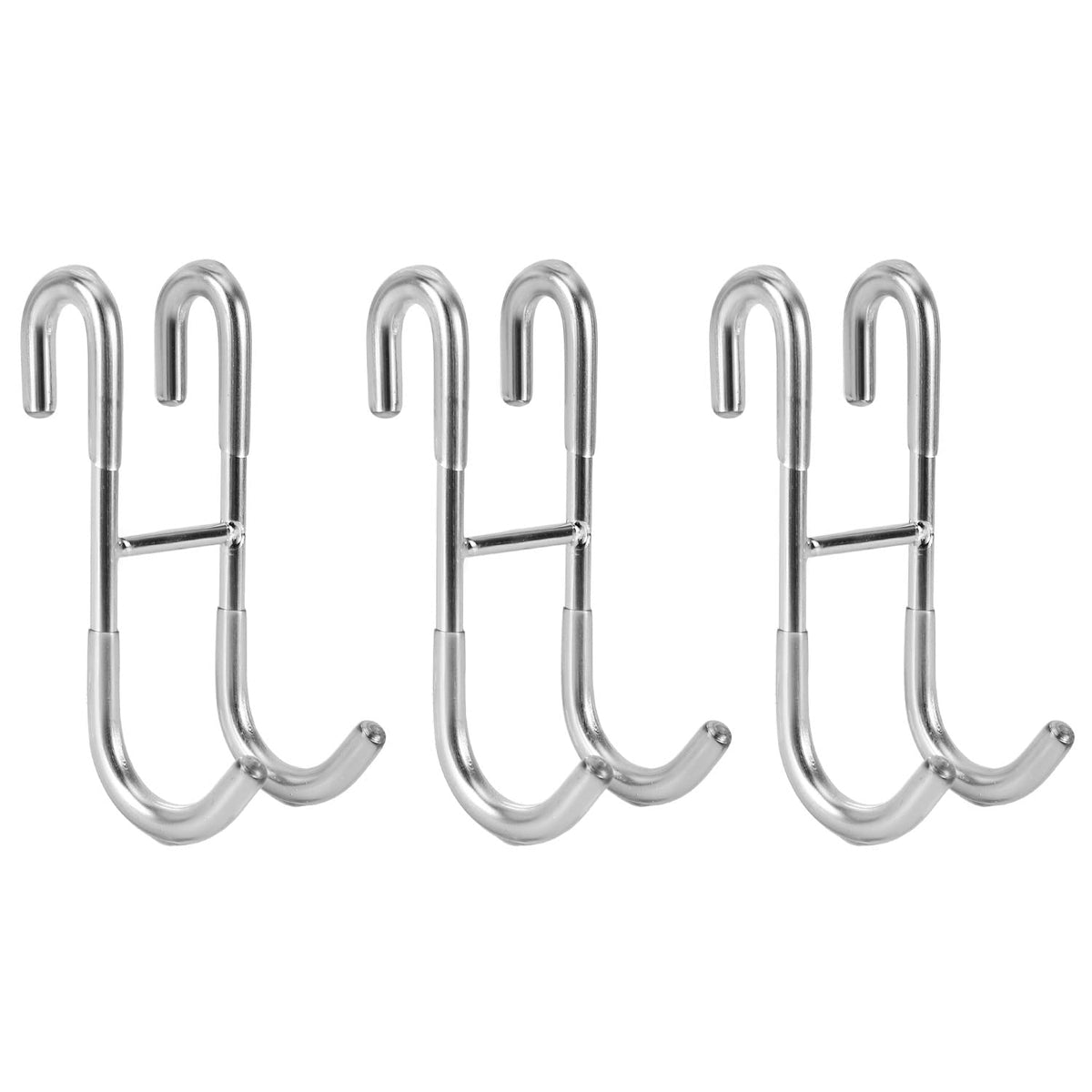 Simtive 3-pack shower door hooks on frameless glass securely hold towels