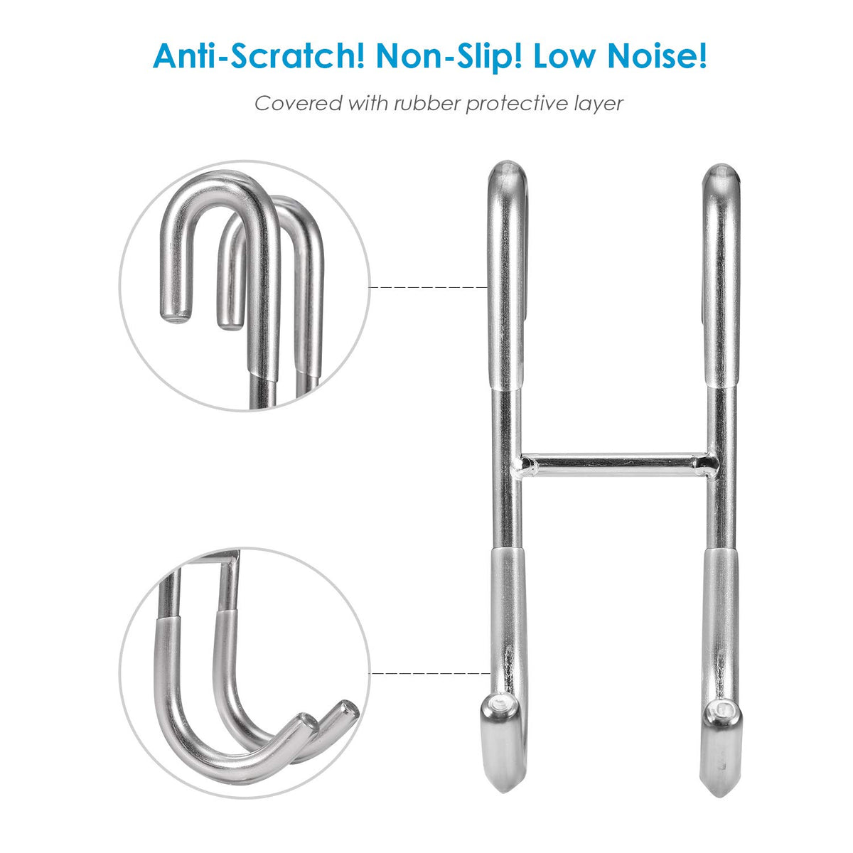 Simtive towel hooks on frameless glass prevent slips and scratches