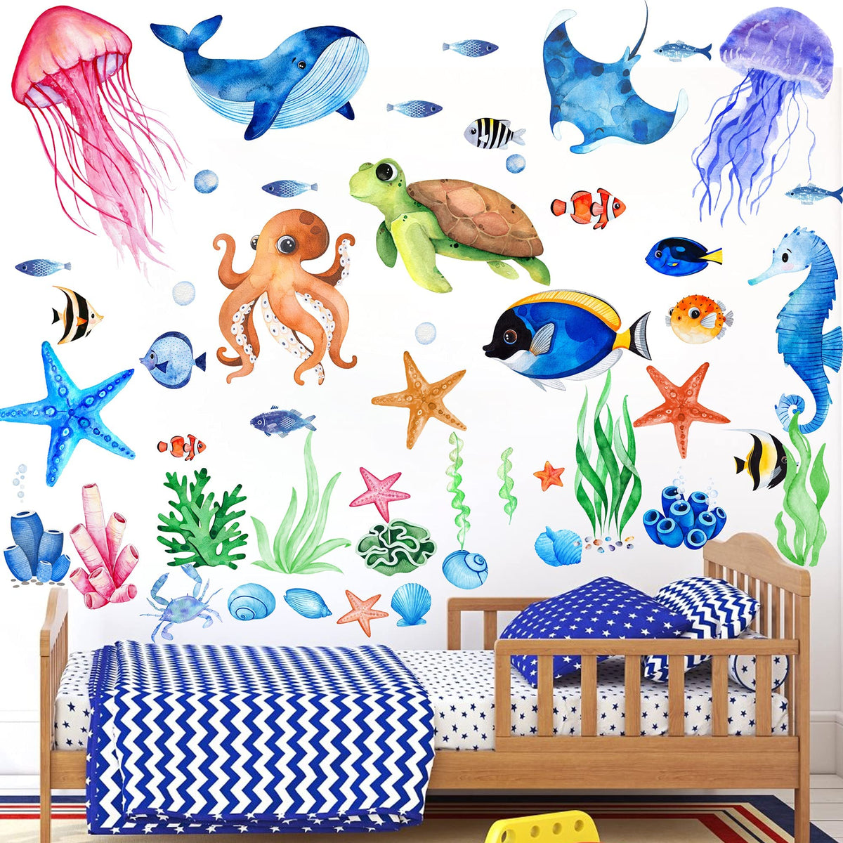 Sinekong Ocean Fish wall decal bubbles element for underwater effect.
